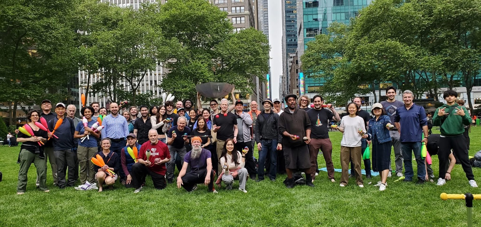 Photo of Bryant Park Jugglers