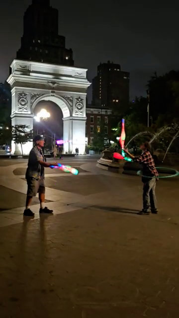 Photo of late night flow juggle spin jams