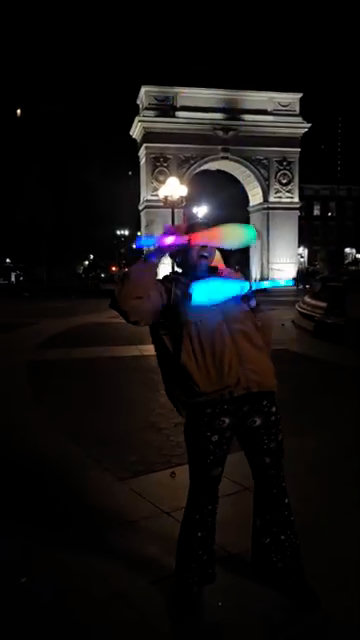 Photo of late night flow juggle spin jams
