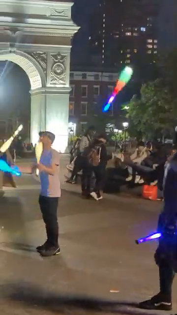 Photo of late night flow juggle spin jams